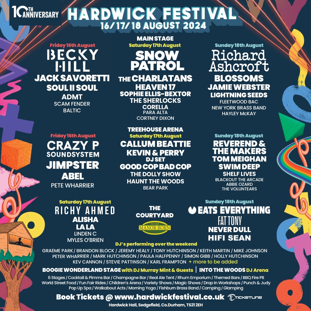 Buy Hardwick Festival tickets, Hardwick Festival tour details, Hardwick