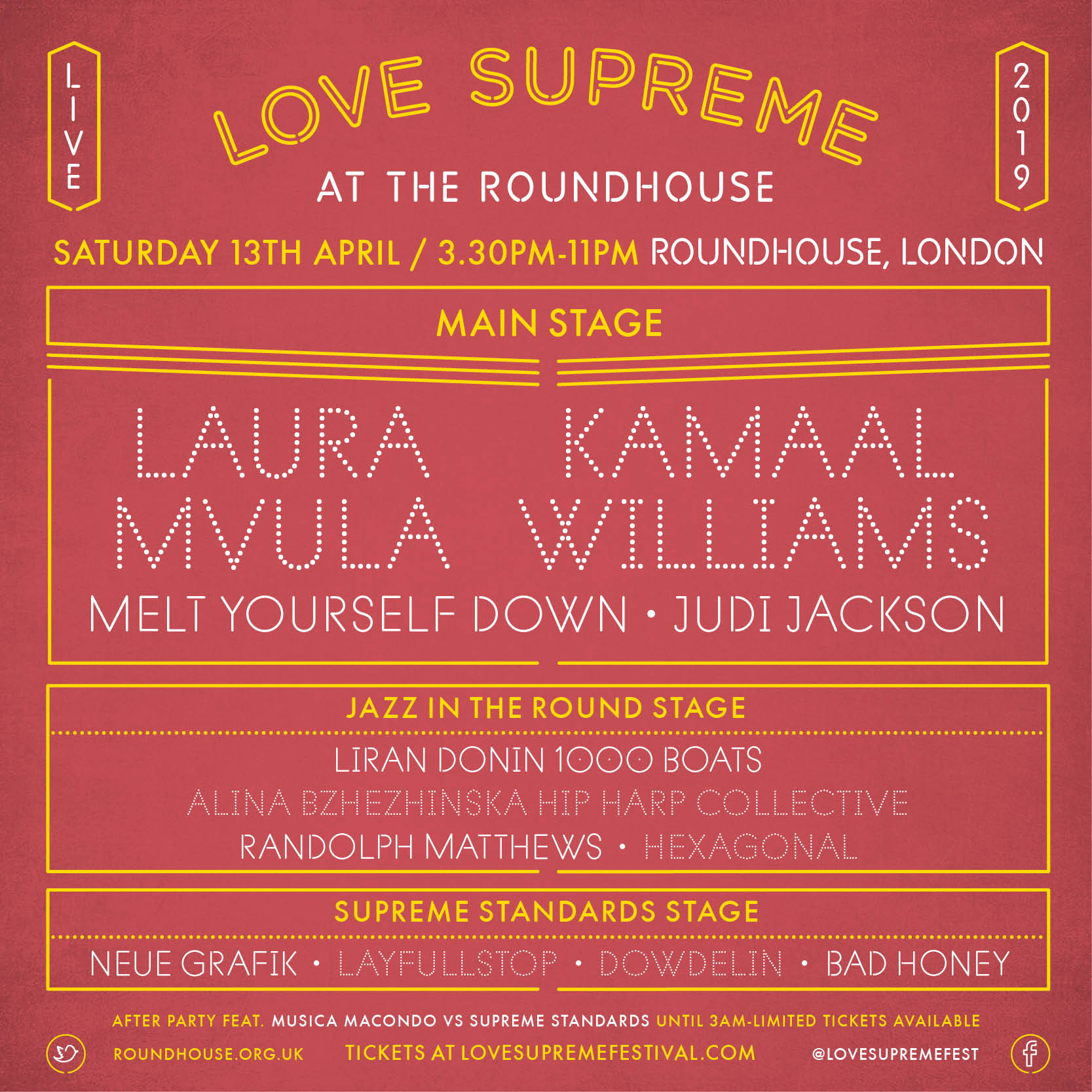 Buy Love Supreme at Roundhouse tickets, Love Supreme at Roundhouse tour