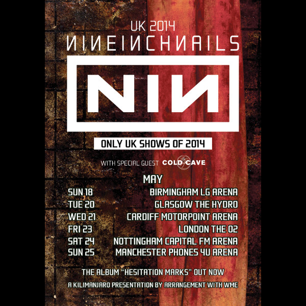 Buy Nine Inch Nails tickets, Nine Inch Nails tour details, Nine Inch