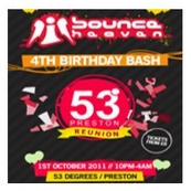 Bounce Heaven 4th Birthday - The 53 Degrees Re-union